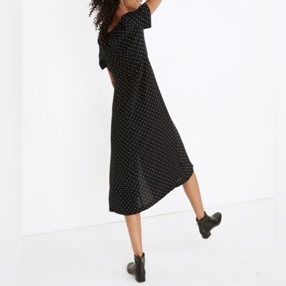 Madewell Zip Back Midi Dress - Picture 4 of 5